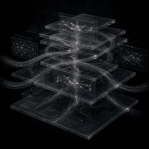 Abstract AI optimization engine for marketing operations.